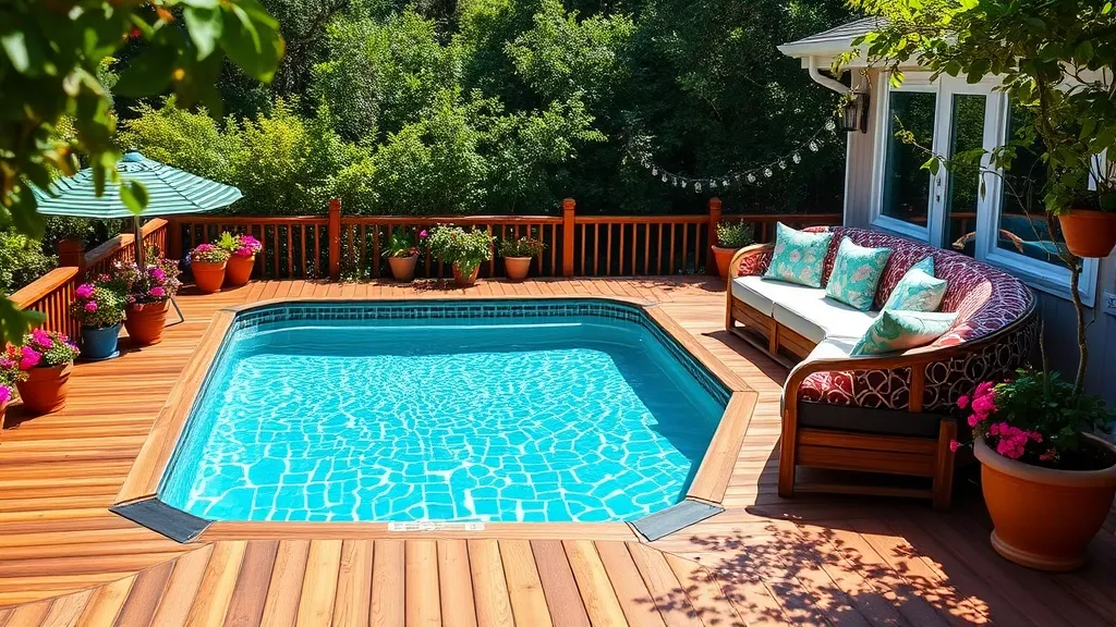 Dive Into Style: Inspiring Above Ground Pool Decks Pictures That Wow