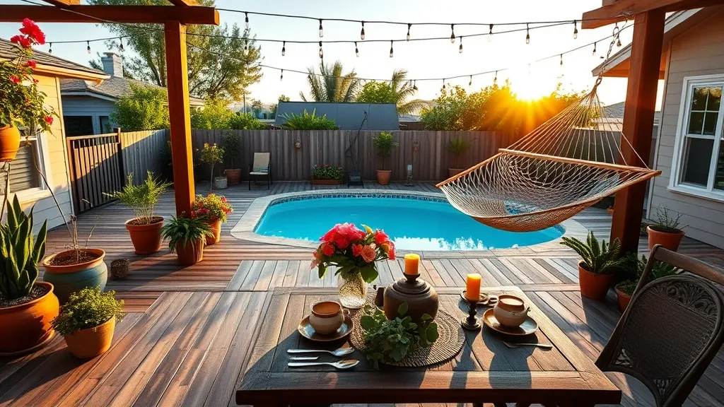 Elevate Your Outdoor Oasis: Innovative Ideas for an Above Pool Deck