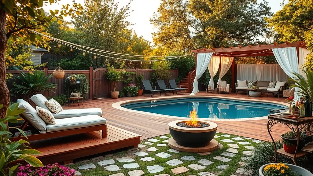 Transform Your Backyard: Creative Ideas for an Above Ground Pool Surround