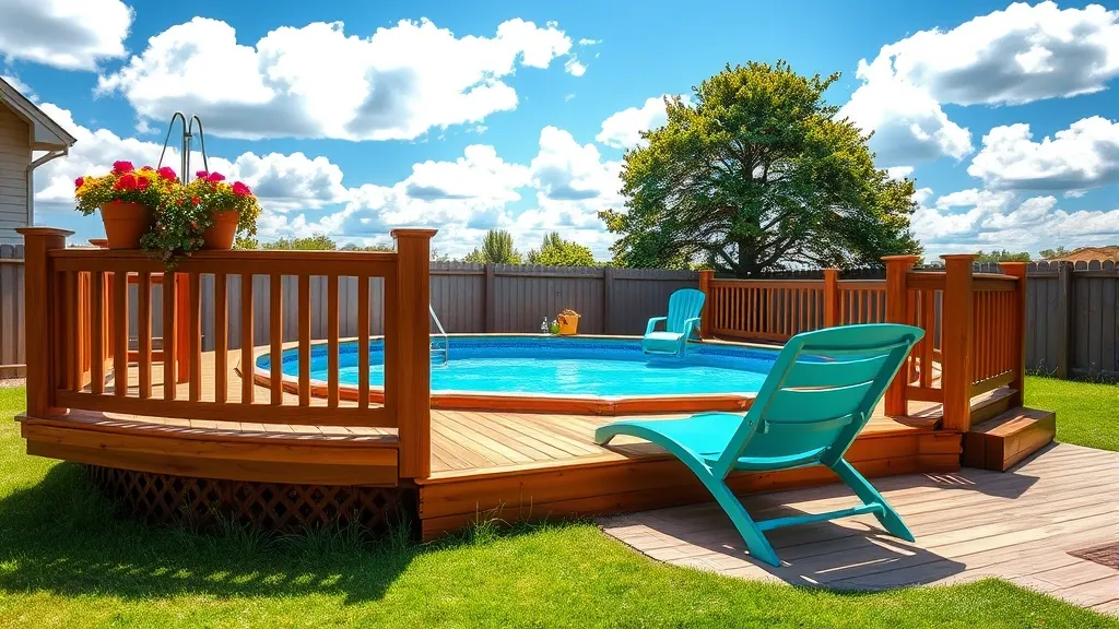 Transform Your Backyard with an Above Ground Pool Wood Deck: A Step-by-Step Guide