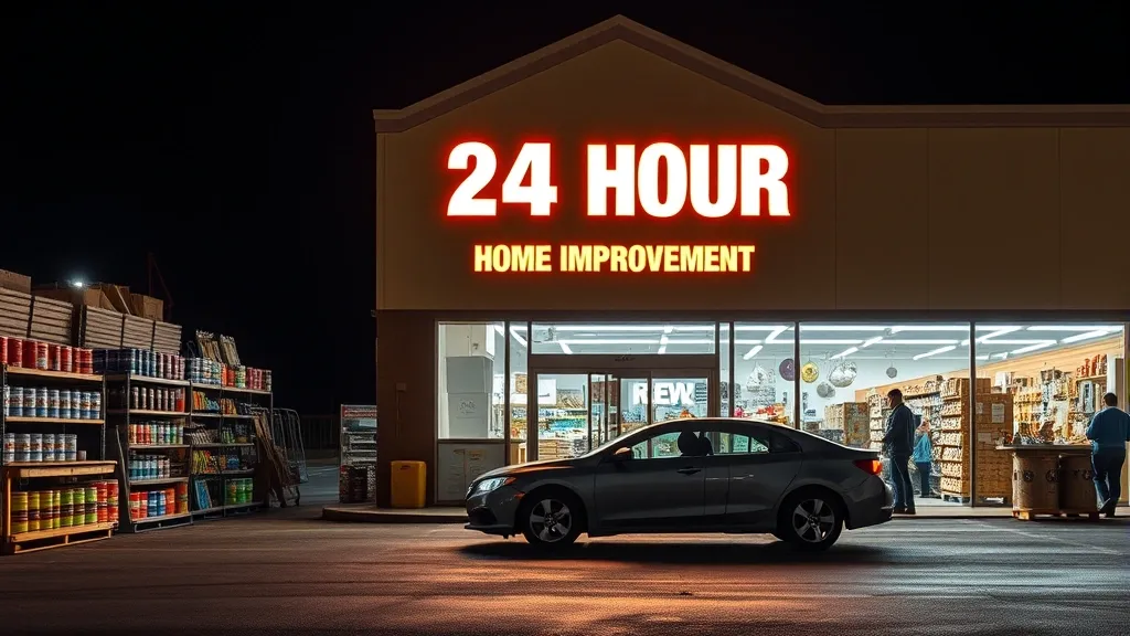 Find Your 24 Hour Home Improvement Store Near Me: Your Late-Night DIY Lifesaver